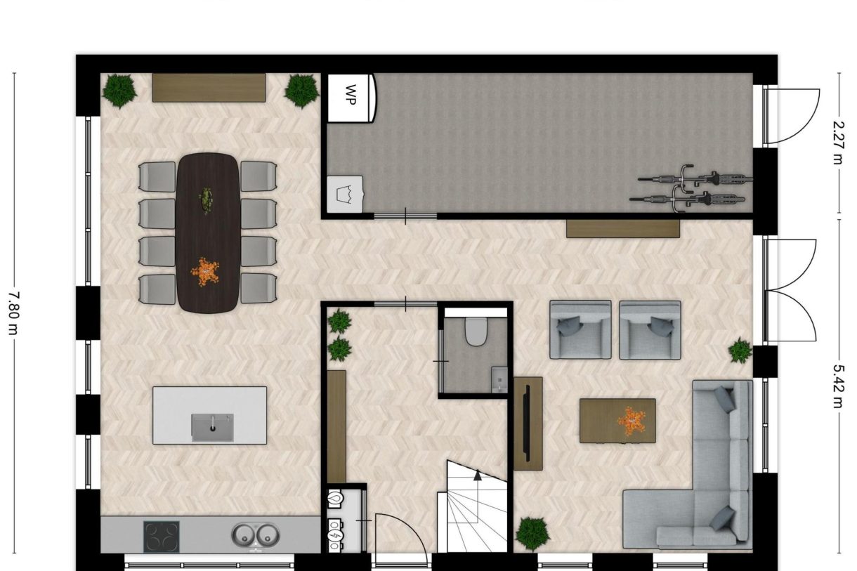 Te Koop: Foto Woonhuis aan de Hoofdhuys XXL Boerderijwoning Bouwnr 3 1 in Volkel