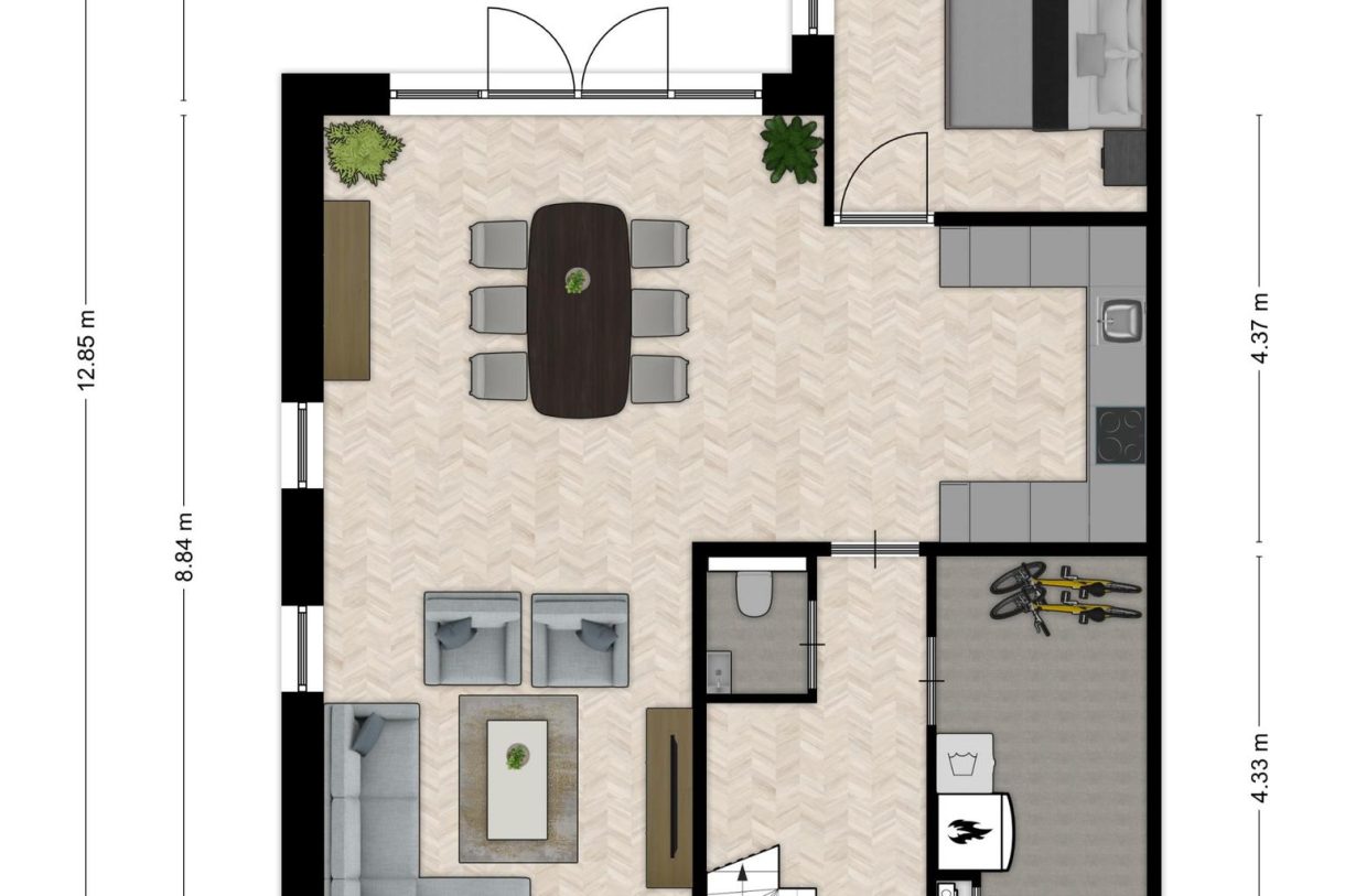 Te Koop: Foto Woonhuis aan de Veldschuur Links Halfvrijstaand Bouwnr 7 1 in Volkel